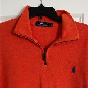 Polo Ralph Lauren Orange Quarter Zip